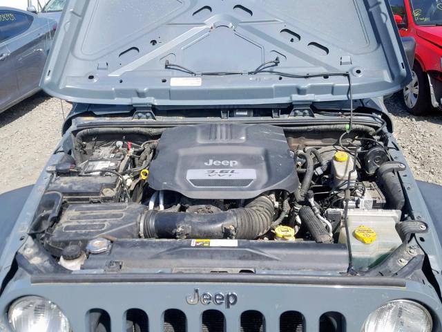 1C4AJWAG7EL148135 - 2014 JEEP WRANGLER S გრაფიტი ფოტო 7