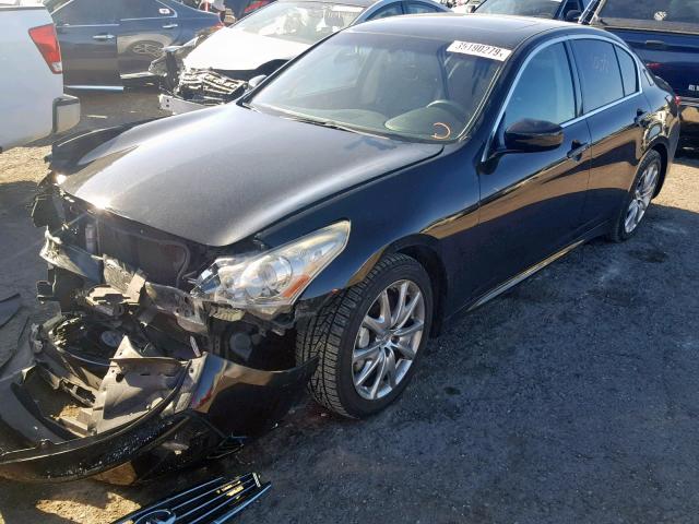 JN1CV6AP7BM301117 - 2011 INFINITI G37 BASE BLACK photo 2