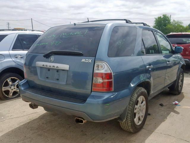 2HNYD18895H518547 - 2005 ACURA MDX TOURIN BLUE photo 4