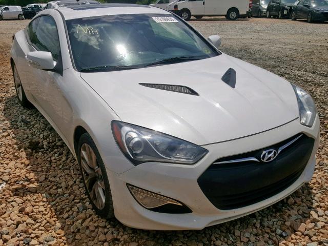 KMHHU6KJ8DU091299 - 2013 HYUNDAI GENESIS CO WHITE photo 1