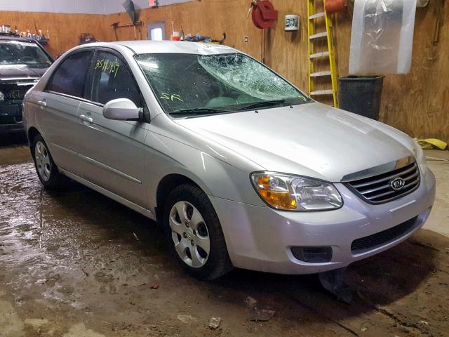 KNAFE121285563585 - 2008 KIA SPECTRA EX SILVER photo 1