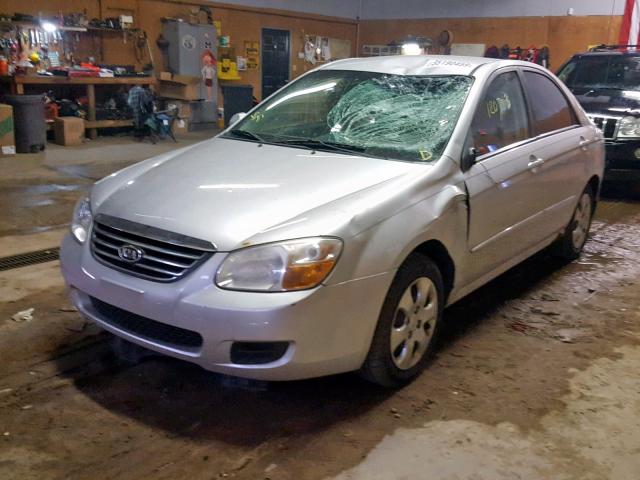 KNAFE121285563585 - 2008 KIA SPECTRA EX SILVER photo 2