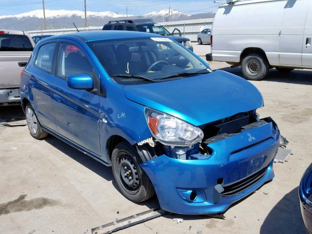 ML32A3HJ9FH045360 - 2015 MITSUBISHI MIRAGE DE BLUE photo 1