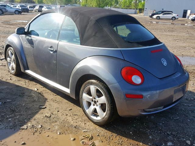 3VWSF31Y16M305104 - 2006 VOLKSWAGEN NEW BEETLE Grau Foto 3