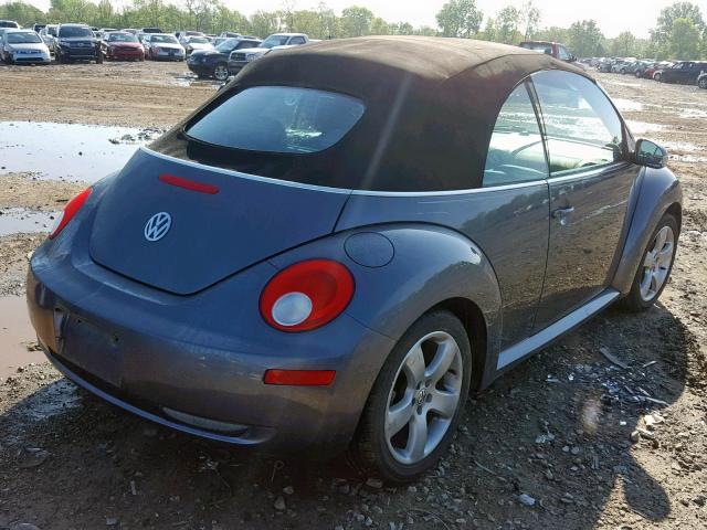 3VWSF31Y16M305104 - 2006 VOLKSWAGEN NEW BEETLE Grau Foto 4