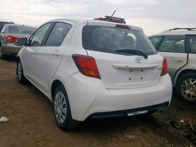 VNKKTUD32HA085092 - 2017 TOYOTA YARIS L WHITE photo 3