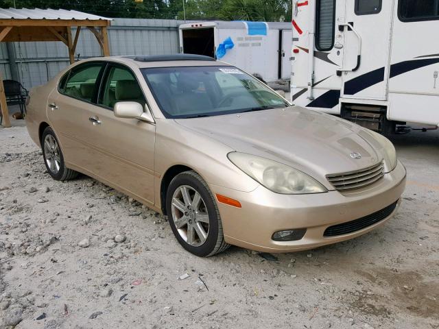 JTHBA30G145019250 - 2004 LEXUS ES 330 GOLD photo 1