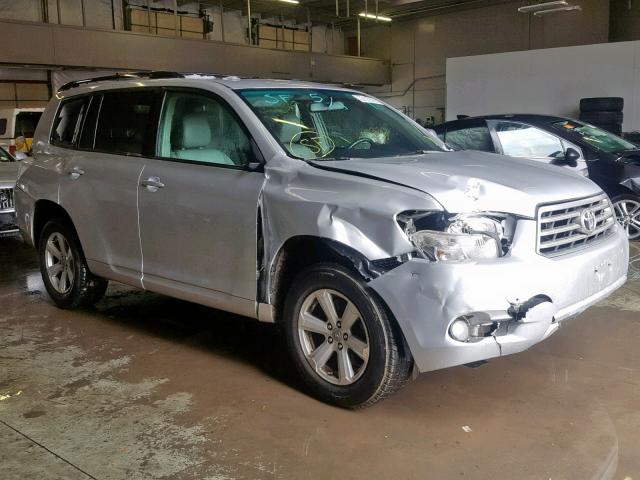 5TDKK3EHXAS013596 - 2010 TOYOTA HIGHLANDER SILVER photo 1