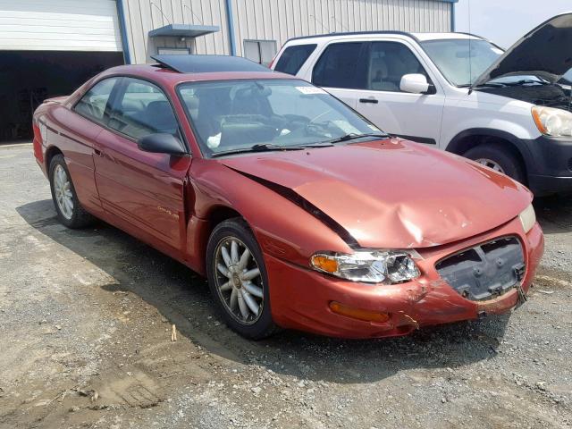 4C3AU52N8WE129410 - 1998 CHRYSLER SEBRING LX RED photo 1