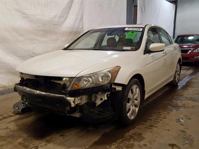 1HGCP3F89AA030666 - 2010 HONDA ACCORD EXL WHITE photo 2