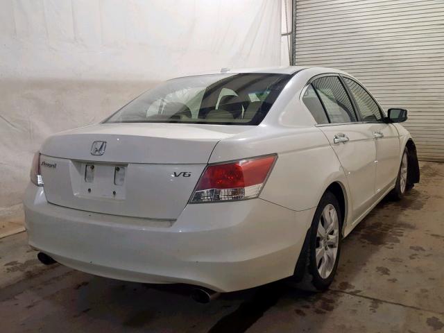 1HGCP3F89AA030666 - 2010 HONDA ACCORD EXL WHITE photo 4