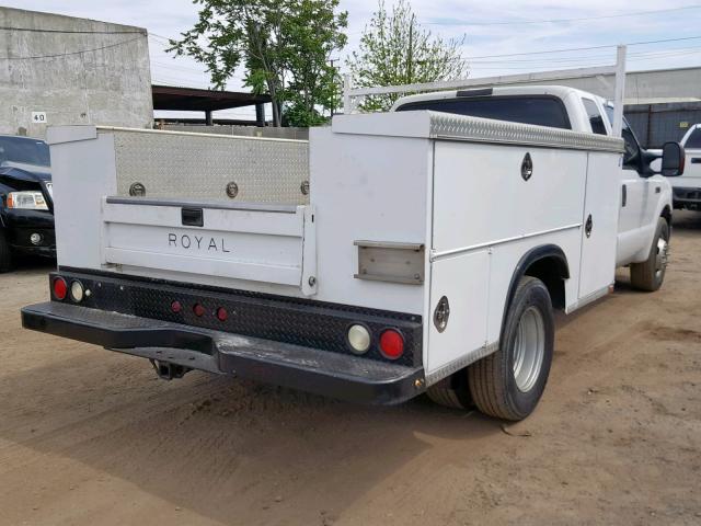 1FDWX36P27EB47506 - 2007 FORD F350 SUPER WHITE photo 4