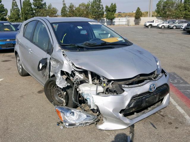 JTDKDTB38F1095268 - 2015 TOYOTA PRIUS C SILVER photo 1