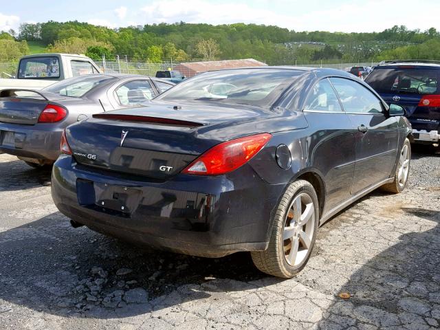 1G2ZH358564282805 - 2006 PONTIAC G6 GT BLACK photo 4