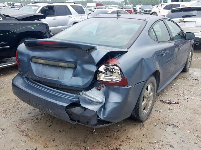 2G2WP552761272558 - 2006 PONTIAC GRAND PRIX BLUE photo 4