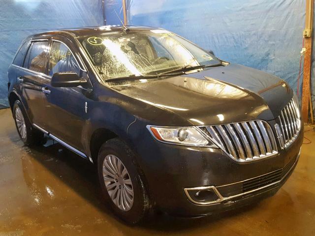 2LMDJ6JK0DBL06637 - 2013 LINCOLN MKX BLACK photo 1