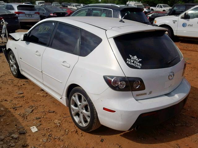 JM1BK343291195972 - 2009 MAZDA 3 S WHITE photo 3