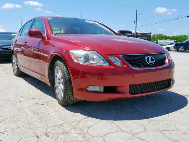 JTHBH96S165011680 - 2006 LEXUS GS 300 RED photo 1