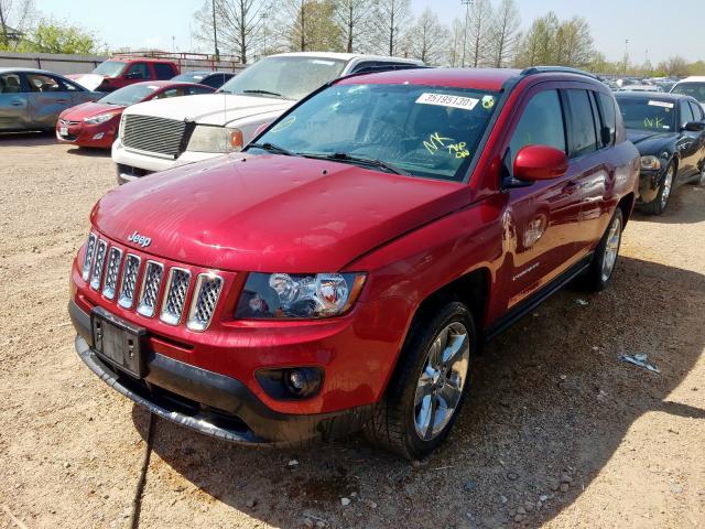 1C4NJCEB3ED633056 - 2014 JEEP COMPASS LATITUDE  photo 2