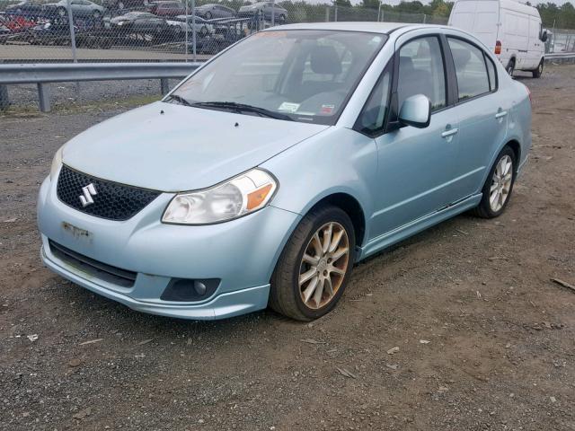 JS3YC414196201179 - 2009 SUZUKI SX4 BLUE photo 2