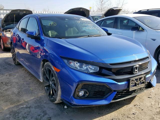 SHHFK7H45HU305493 - 2017 HONDA CIVIC SPOR BLUE photo 1