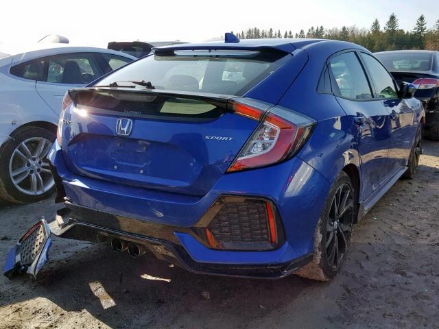 SHHFK7H45HU305493 - 2017 HONDA CIVIC SPOR BLUE photo 4