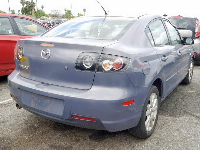 JM1BK32G181827459 - 2008 MAZDA 3 I BLUE photo 4