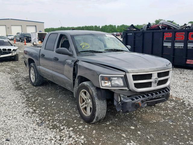 1D7HE38KX8S598258 - 2008 DODGE DAKOTA SXT GRAY photo 1