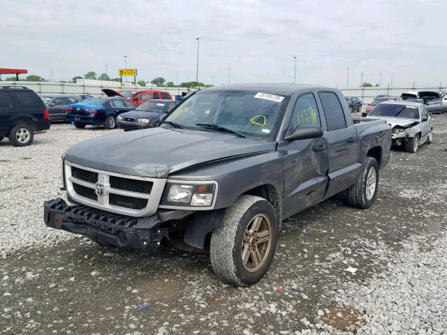 1D7HE38KX8S598258 - 2008 DODGE DAKOTA SXT GRAY photo 2