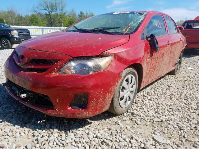 2T1BU4EE3DC020599 - 2013 TOYOTA COROLLA BASE  photo 2