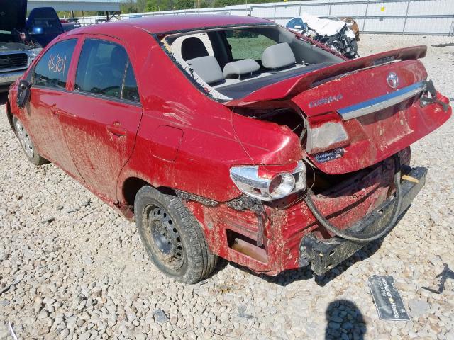 2T1BU4EE3DC020599 - 2013 TOYOTA COROLLA BASE  photo 3