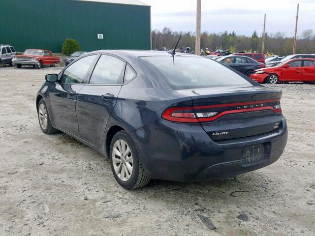 1C3CDFBB8ED902046 - 2014 DODGE DART SXT BLACK photo 3