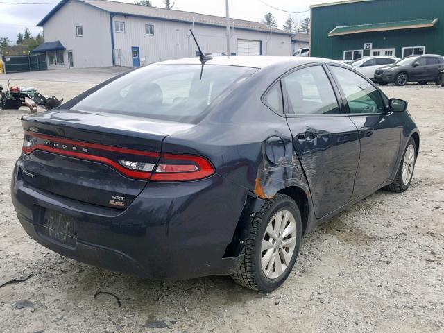 1C3CDFBB8ED902046 - 2014 DODGE DART SXT BLACK photo 4