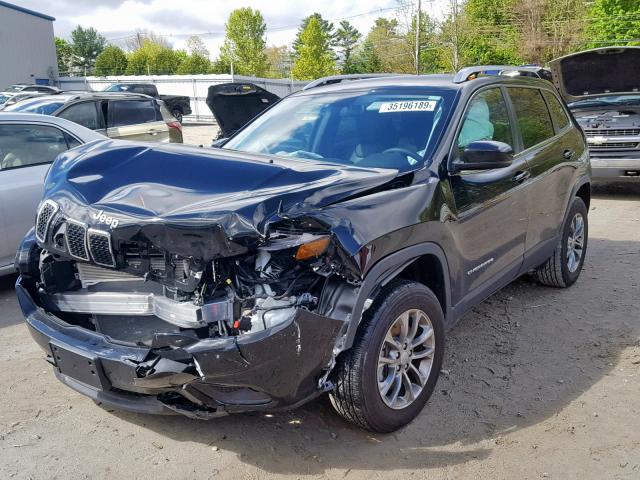 1C4PJMLB4KD337590 - 2019 JEEP CHEROKEE L BLACK photo 2