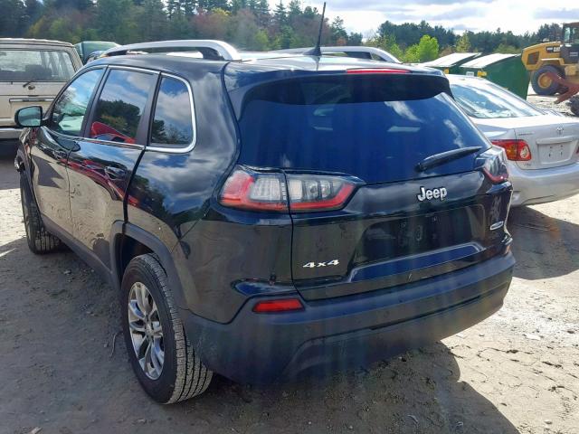 1C4PJMLB4KD337590 - 2019 JEEP CHEROKEE L BLACK photo 3