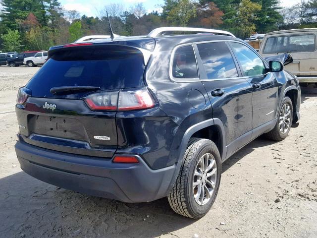 1C4PJMLB4KD337590 - 2019 JEEP CHEROKEE L BLACK photo 4