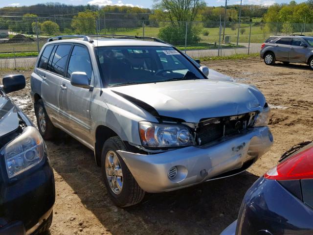 JTEEP21A540029435 - 2004 TOYOTA HIGHLANDER SILVER photo 1