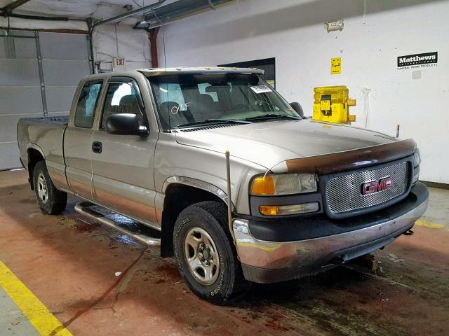 2GTEK19VX21418352 - 2002 GMC NEW SIERRA SILVER photo 1