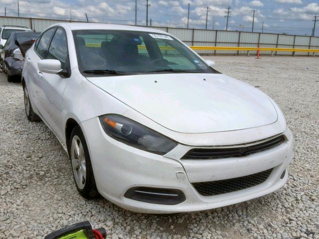 1C3CDFBBXFD251567 - 2015 DODGE DART SXT WHITE photo 1