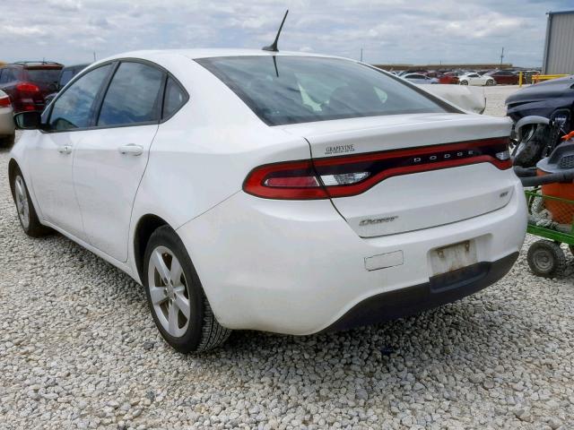 1C3CDFBBXFD251567 - 2015 DODGE DART SXT WHITE photo 3