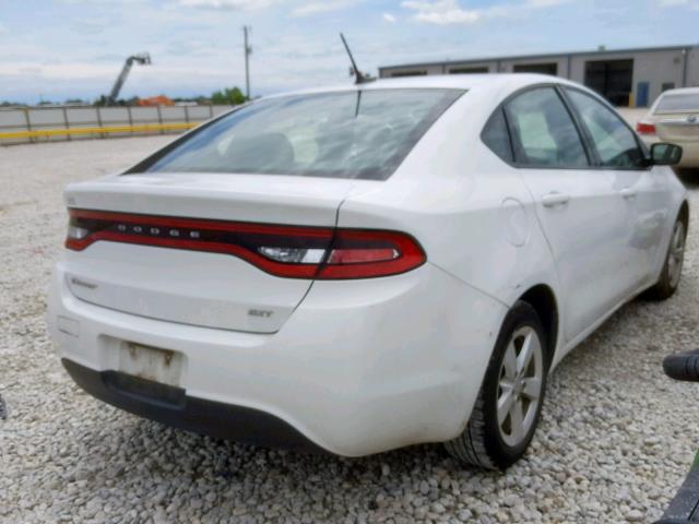 1C3CDFBBXFD251567 - 2015 DODGE DART SXT WHITE photo 4