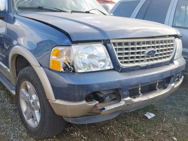 1FMDU74E05UA14643 - 2005 FORD EXPLORER E BLUE photo 9