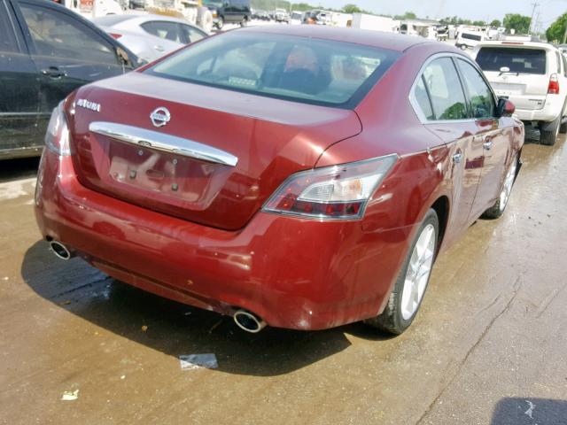 1N4AA5AP7CC841767 - 2012 NISSAN MAXIMA S 栗色 照片 4