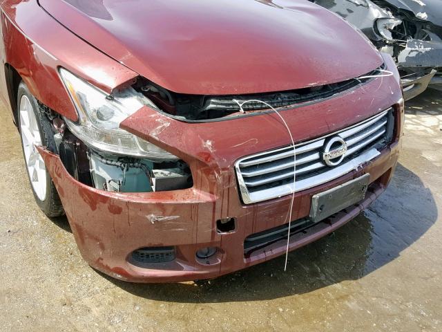 1N4AA5AP7CC841767 - 2012 NISSAN MAXIMA S 栗色 照片 9