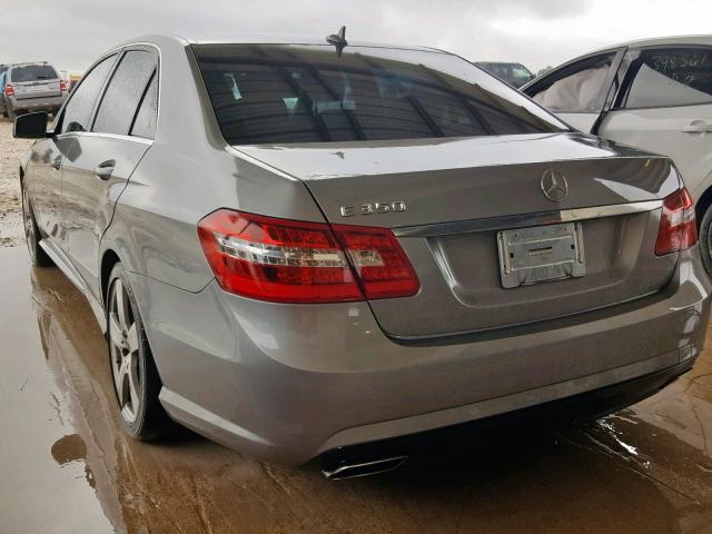 WDDHF5GB5AA085697 - 2010 MERCEDES-BENZ E 350 GRAY photo 3