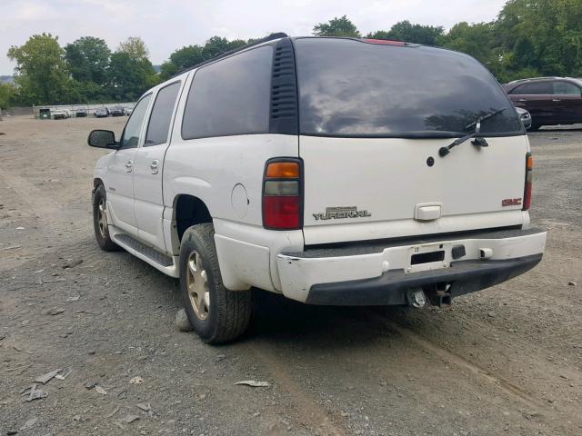 1GKFK66U34J281877 - 2004 GMC YUKON XL D WHITE photo 3