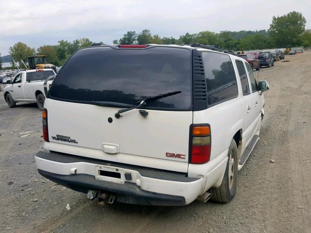 1GKFK66U34J281877 - 2004 GMC YUKON XL D WHITE photo 4