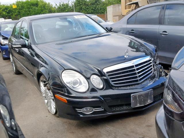 WDBUF56X87B105688 - 2007 MERCEDES-BENZ E 350 BLACK photo 1