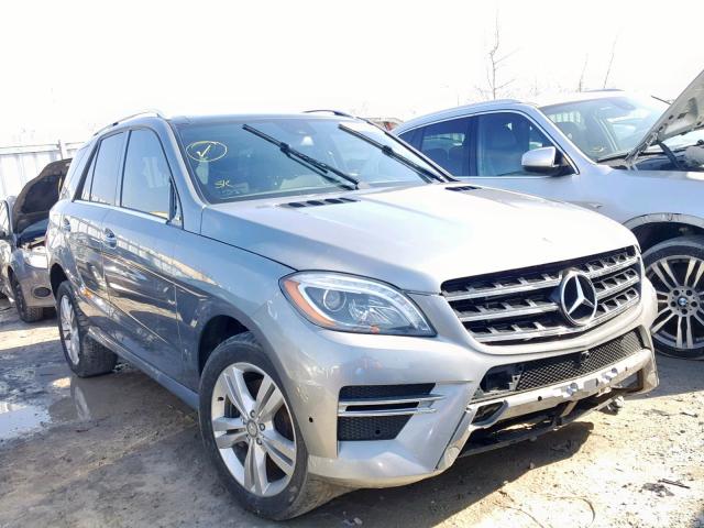 4JGDA2EB3FA548688 - 2015 MERCEDES-BENZ ML 350 BLU GRAY photo 1