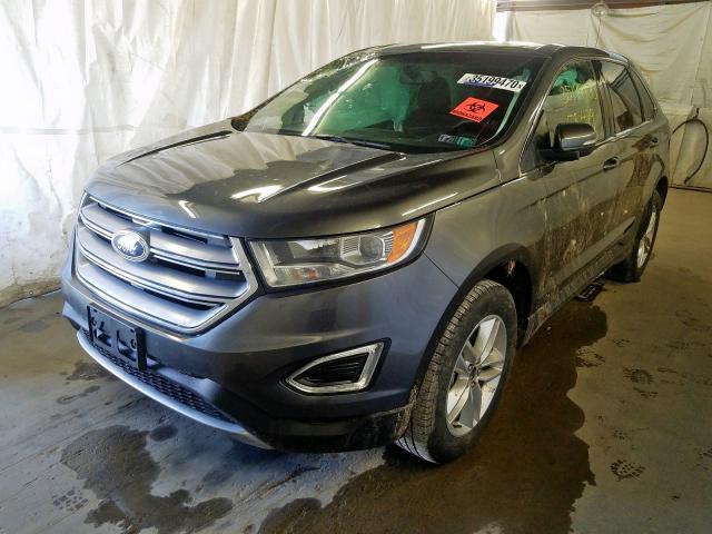 2FMTK4J99FBC24396 - 2015 FORD EDGE SEL  photo 2